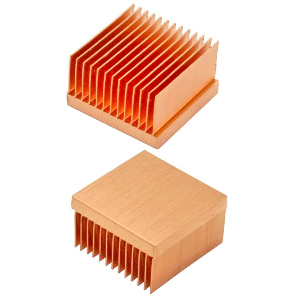 Skived Copper Pin Fin Solar Heat Sink with Fan from China manufacturer