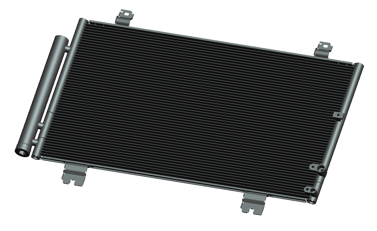 Microchannel Flat Tube Auto Car AC Condenser from China manufacturer ...